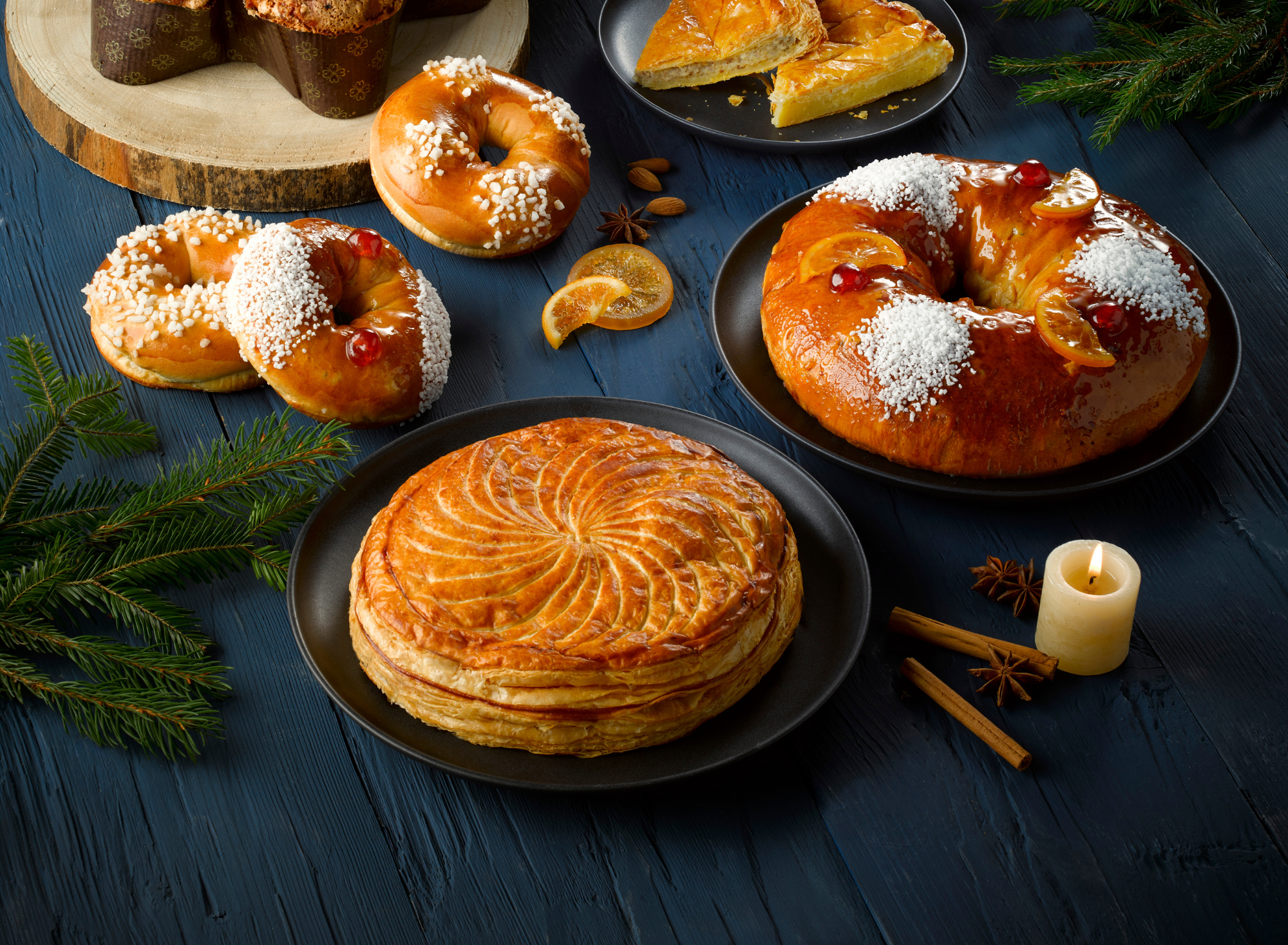 Galettes des rois et brioches festives surgelées sur-mesure pour les professionnels de la boulangerie-viennoiserie