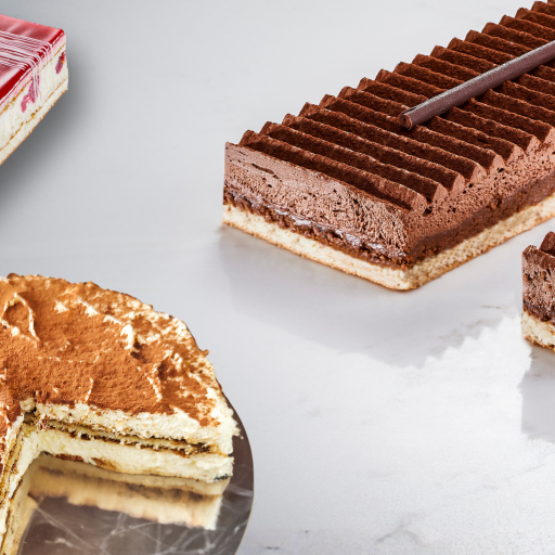 Pâtisserie fraîche sur mesure pour les enseignes de grande distribution d'Auvergne-Rhône-Alpes